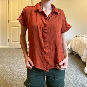 Urban Outfitters burnt orange blouse